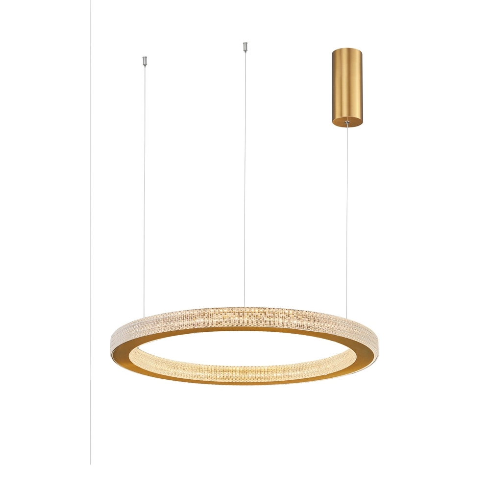 Pendant lamp Fiore gold Ø 60cm Lyora 5212017424136