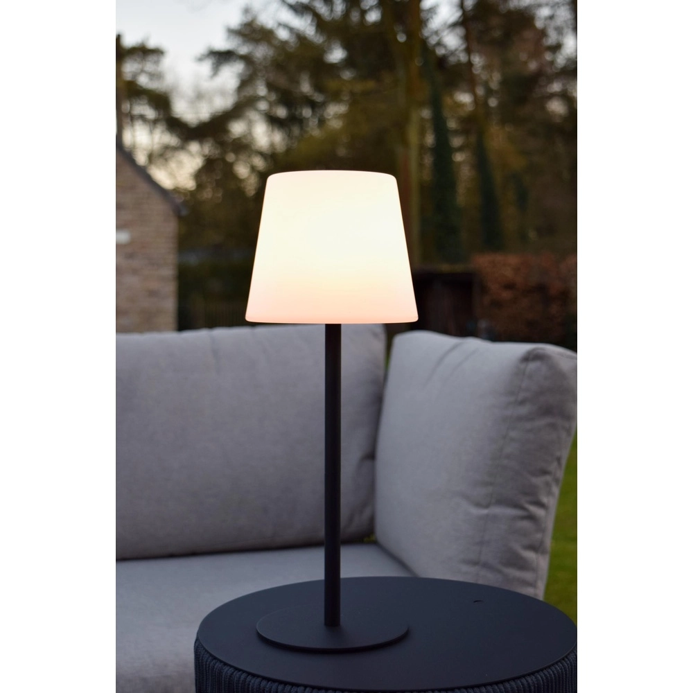Rechargeable table lamp Tyon Black Lucide 5411212134745