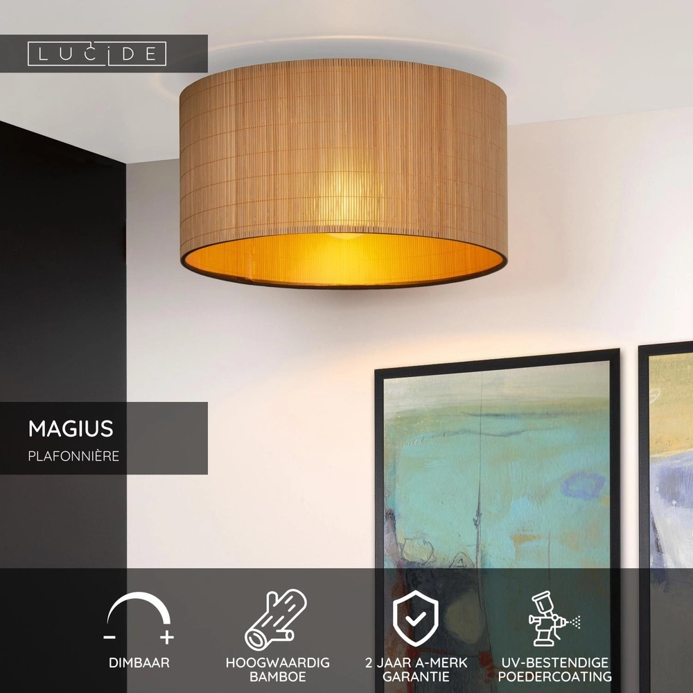 Ceiling lamp Magius Rattan Lucide 5411212031143