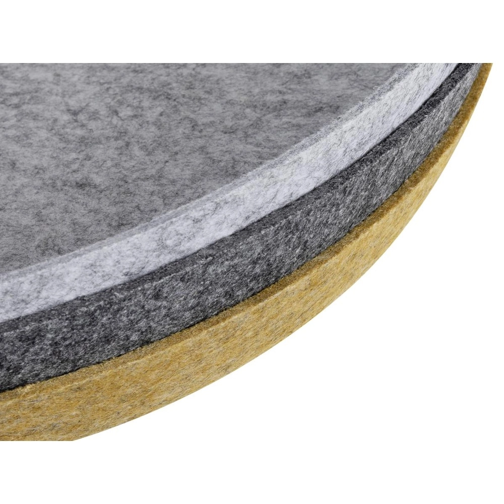 Felt hood Grip! Flat Ø 50 x 6.2cm ochre yellow SLV 4024163316194