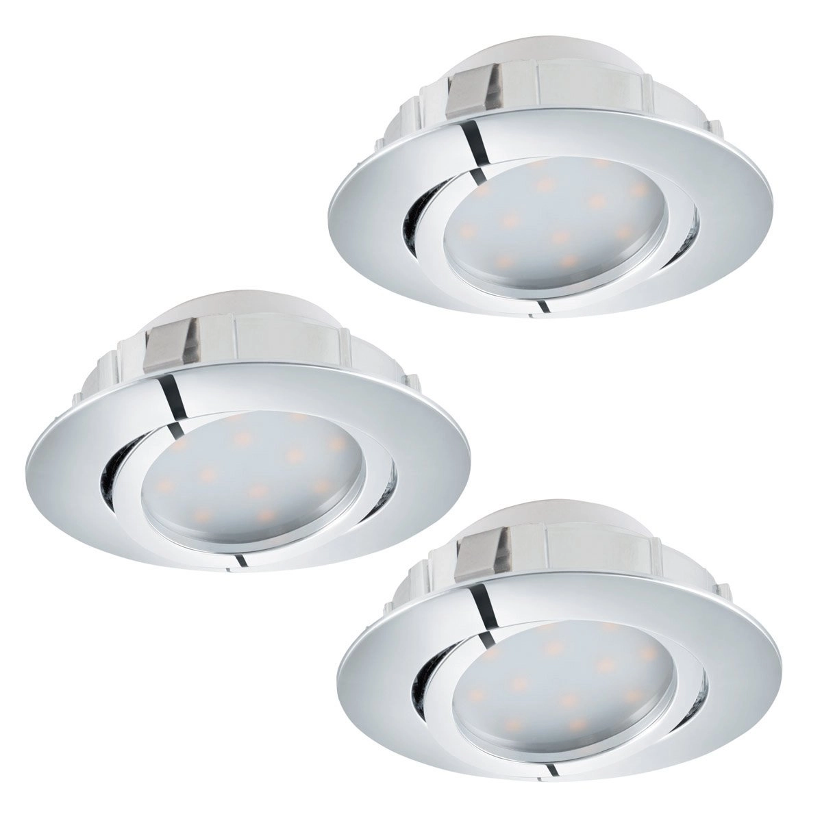 LED flush ceiling light Pineda set of 3