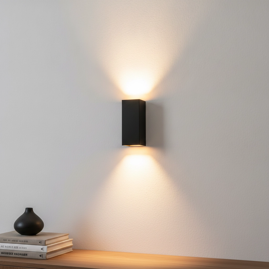 Wall lamp Dante black with gold