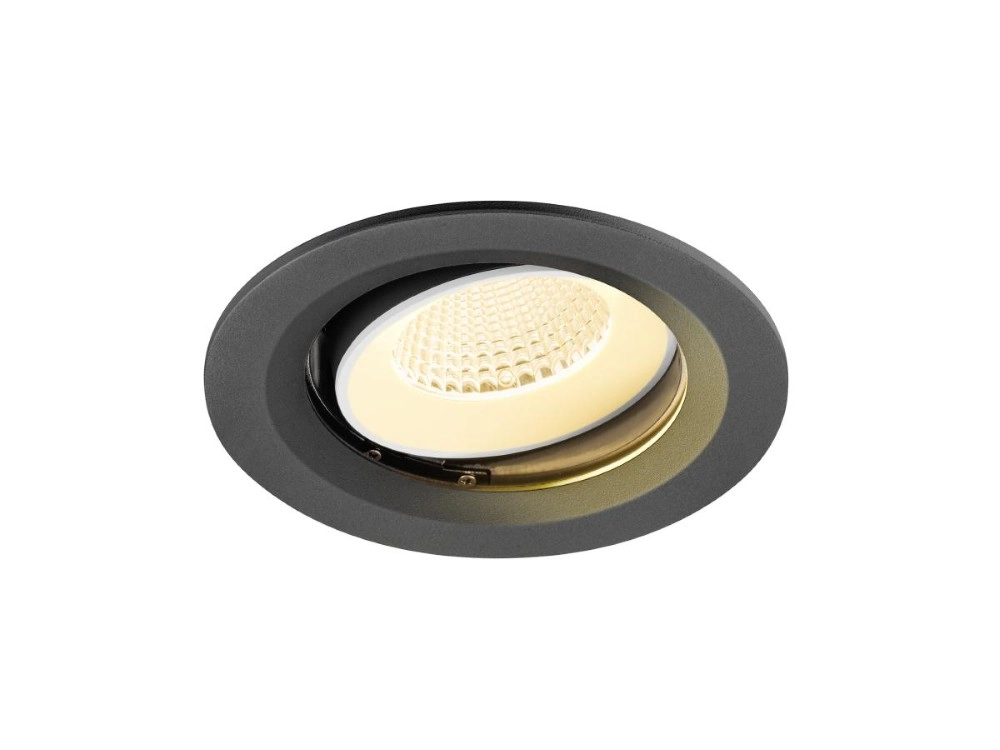 Recessed spotlight Numinos Move M black/white 3000K - 40deg SLV 4024163310833