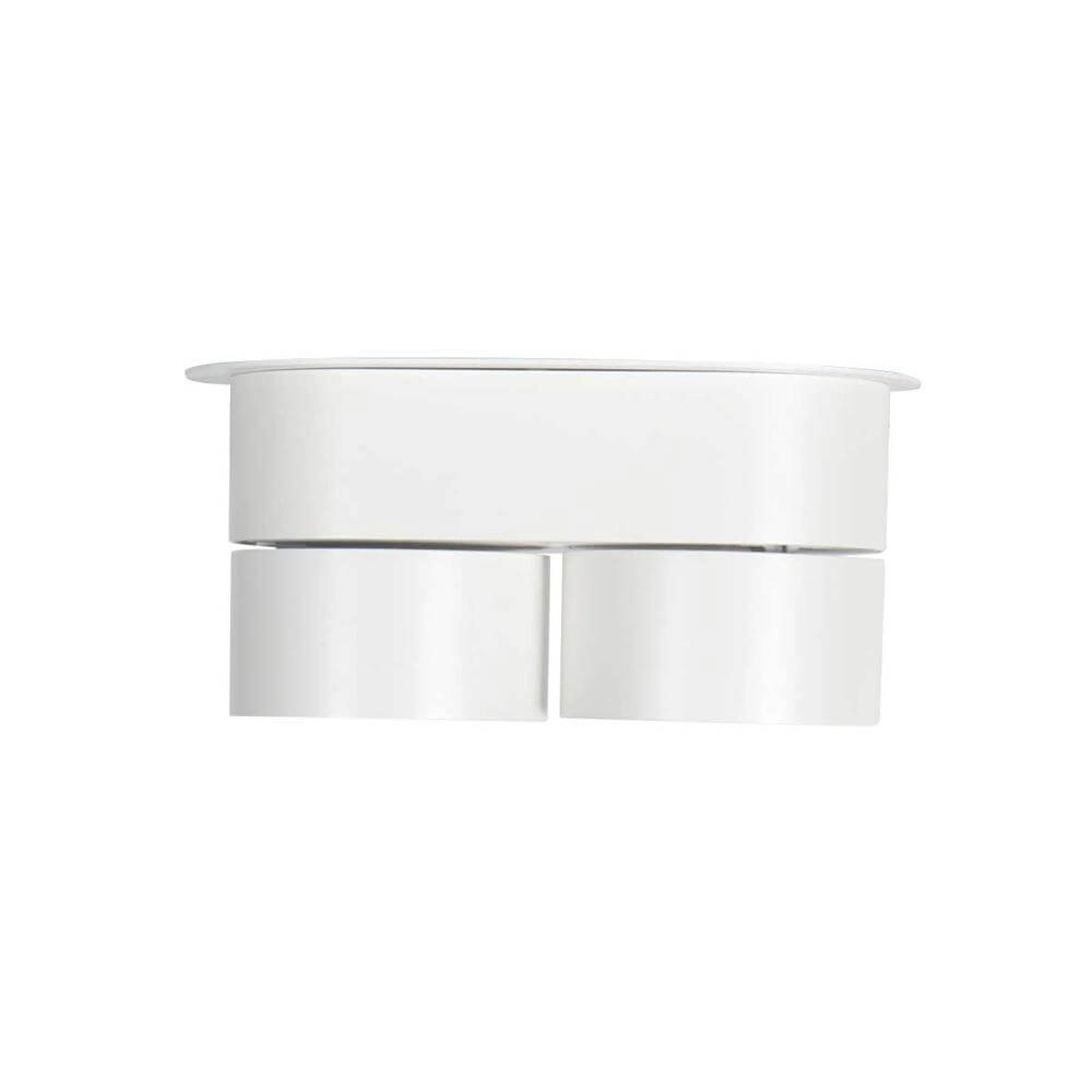 2-light ceiling lamp Fez Black White design Steinhauer 8712746177336