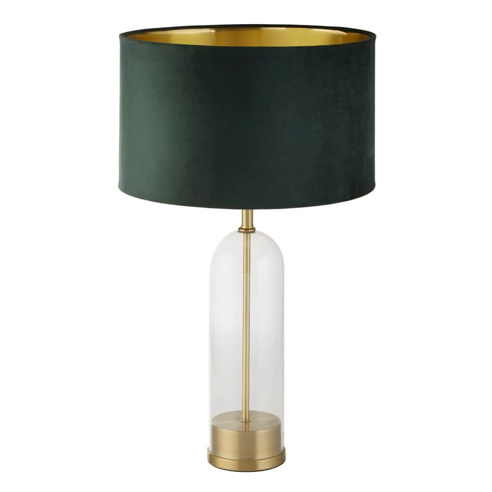 Table lamp Oxford with green hood