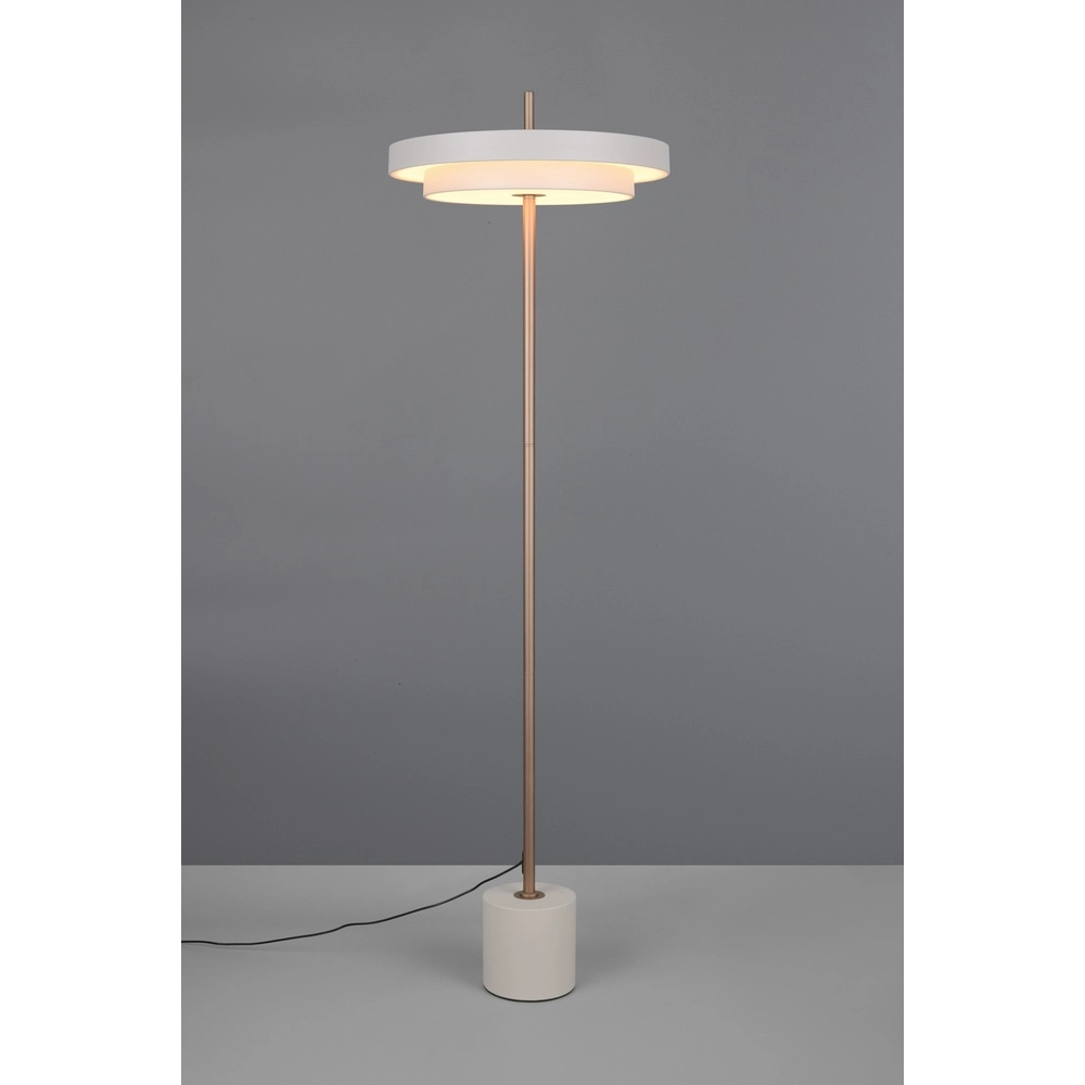 Modern floor lamp Keaton white