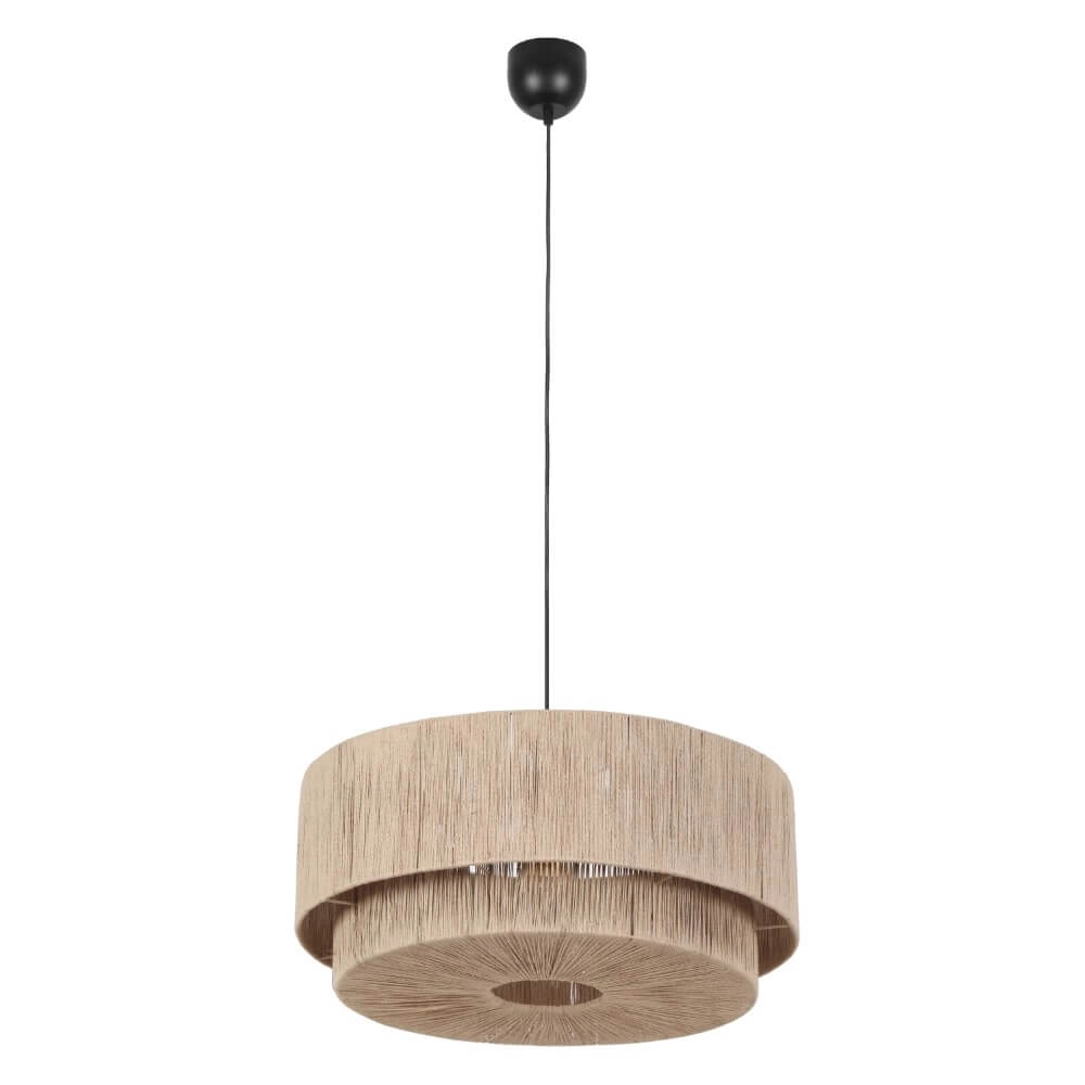 Rope Pendant Light Smilla Ø 60cm Trio 4017807628265