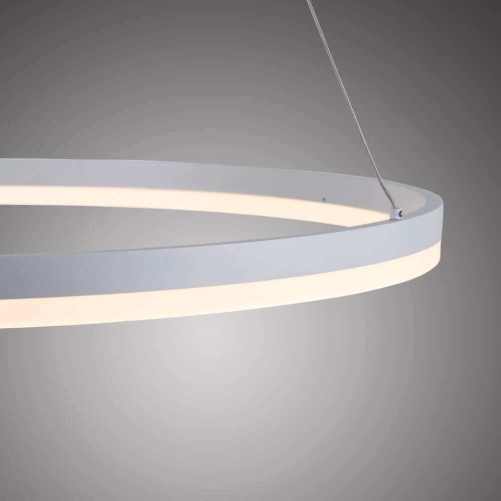 Modern pendant lamp Titus Ø 80cm white Paul Neuhaus 4012248365373