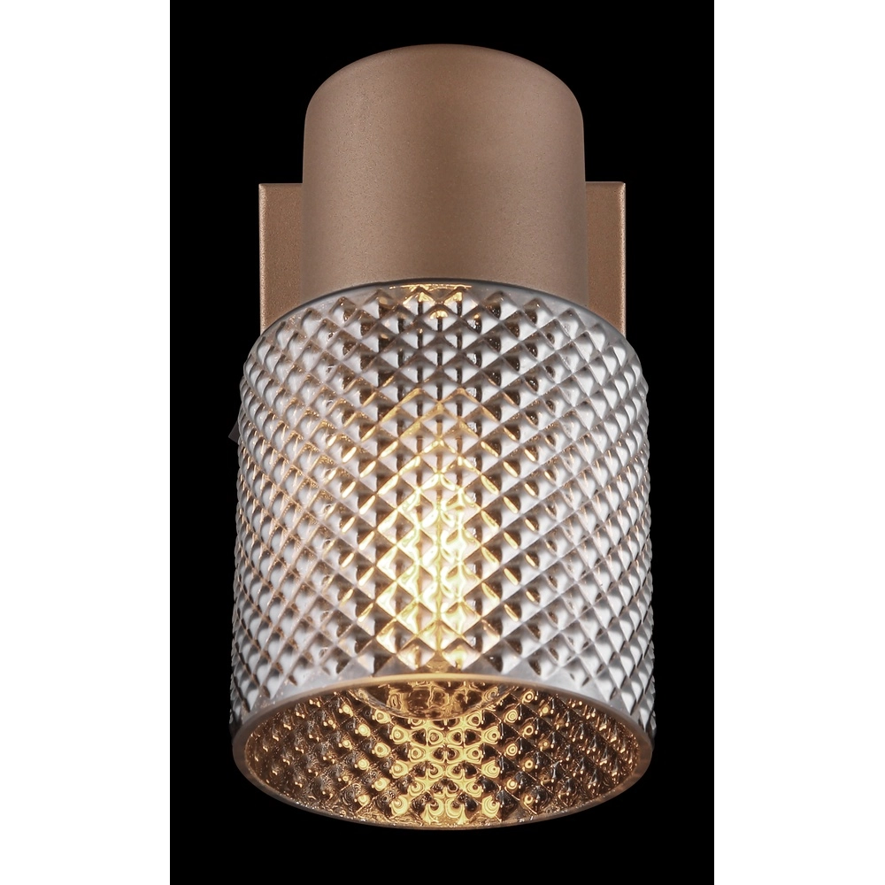 Wall lamp Satella coffee brown Globo 9007371471560