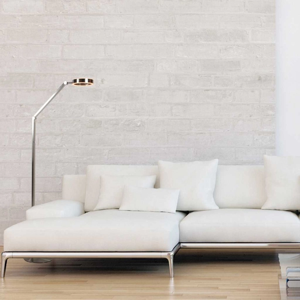 Design reading lamp Ringlux brushed metal Steinhauer 8712746180886