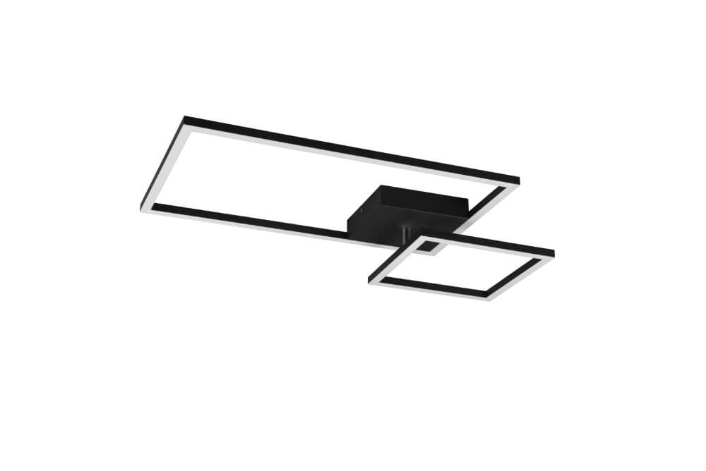 Black ceiling lamp Padella led Trio 4017807521832