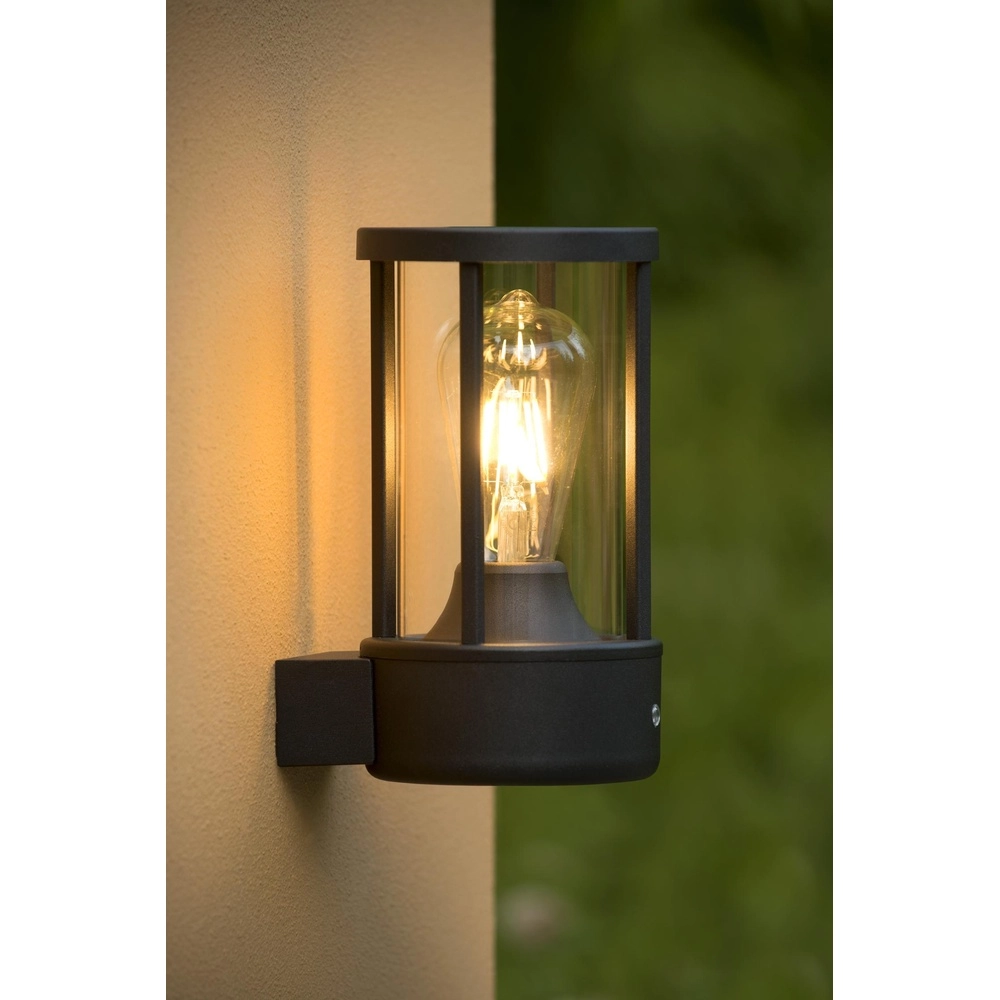 Wall lamp anthracite Lori with sensor Lucide 5411212144300