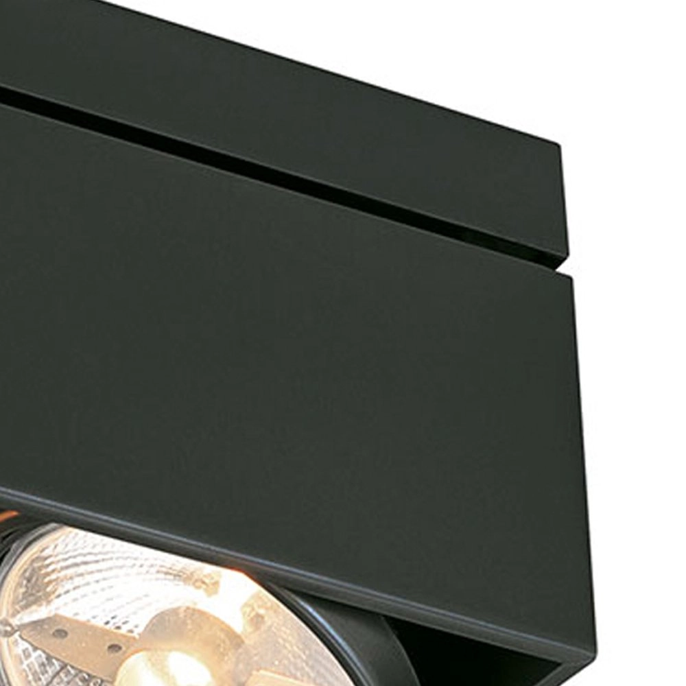 Ceiling spot Kardamod  Square 2-light black SLV 4024163149761