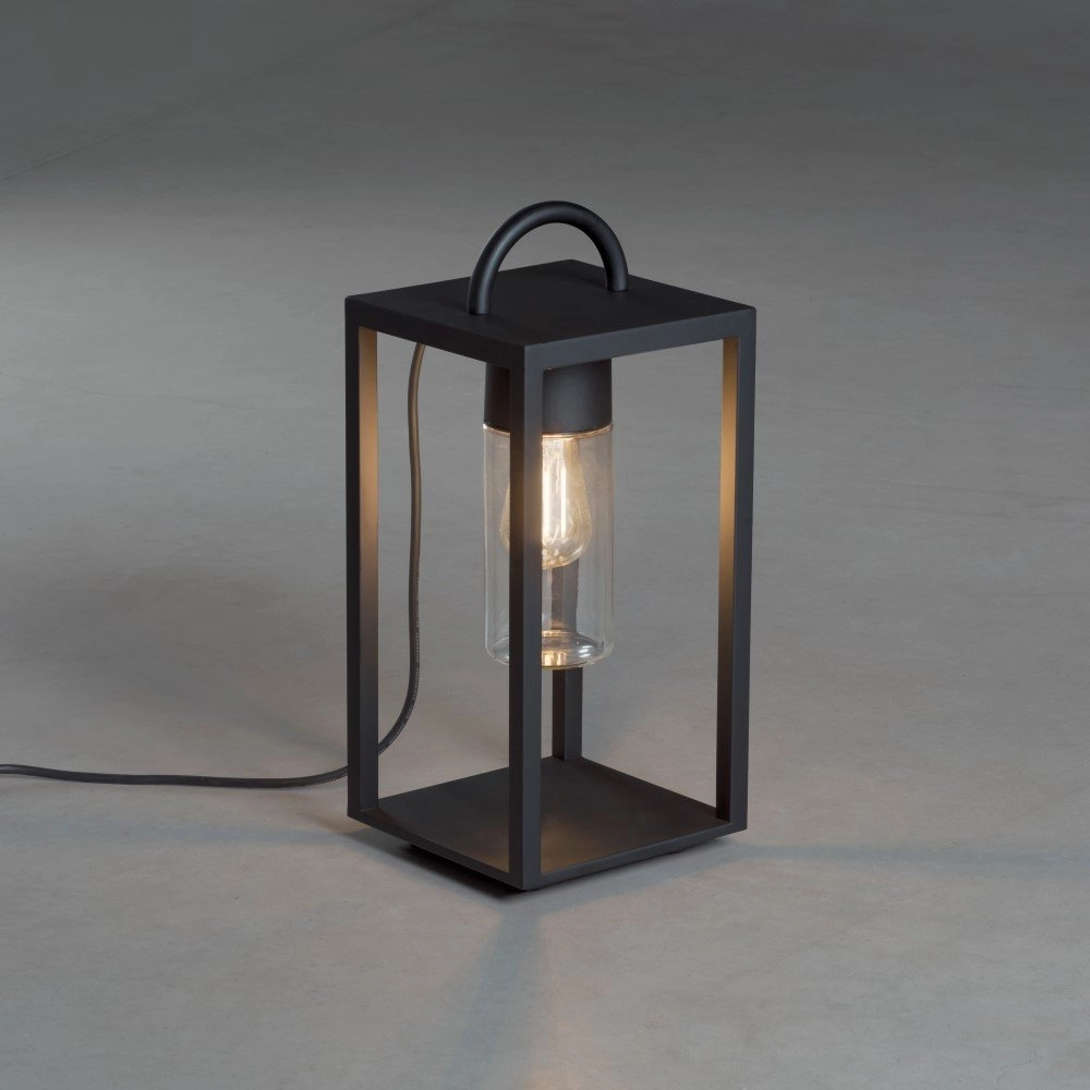 Outdoor light Bologna 45cm black with clear glass KonstSmide 7318307532753