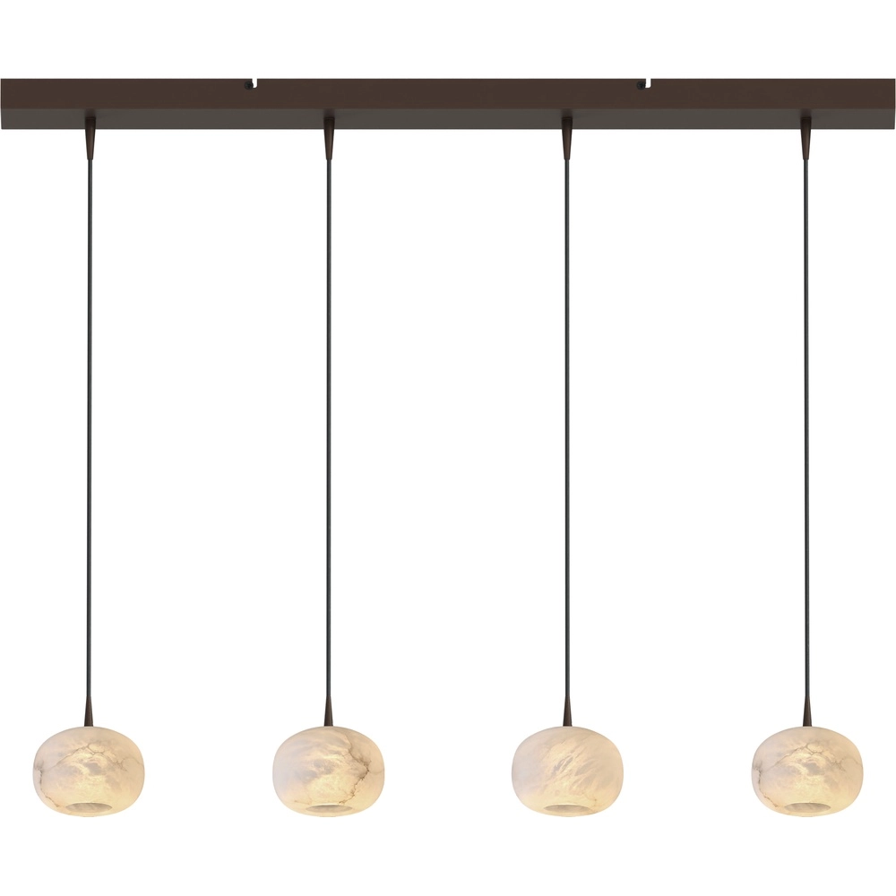 Design pendant lamp Alta 4-light cocoa