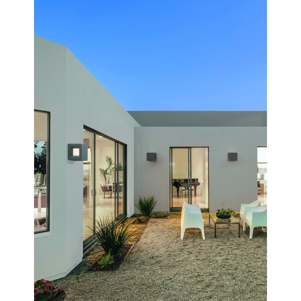Square wall lamp Castro black Lyora 5212017426925