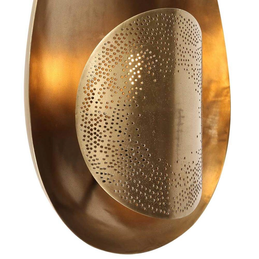 Oval wall lamp Brass bronze Steinhauer 8712746171655