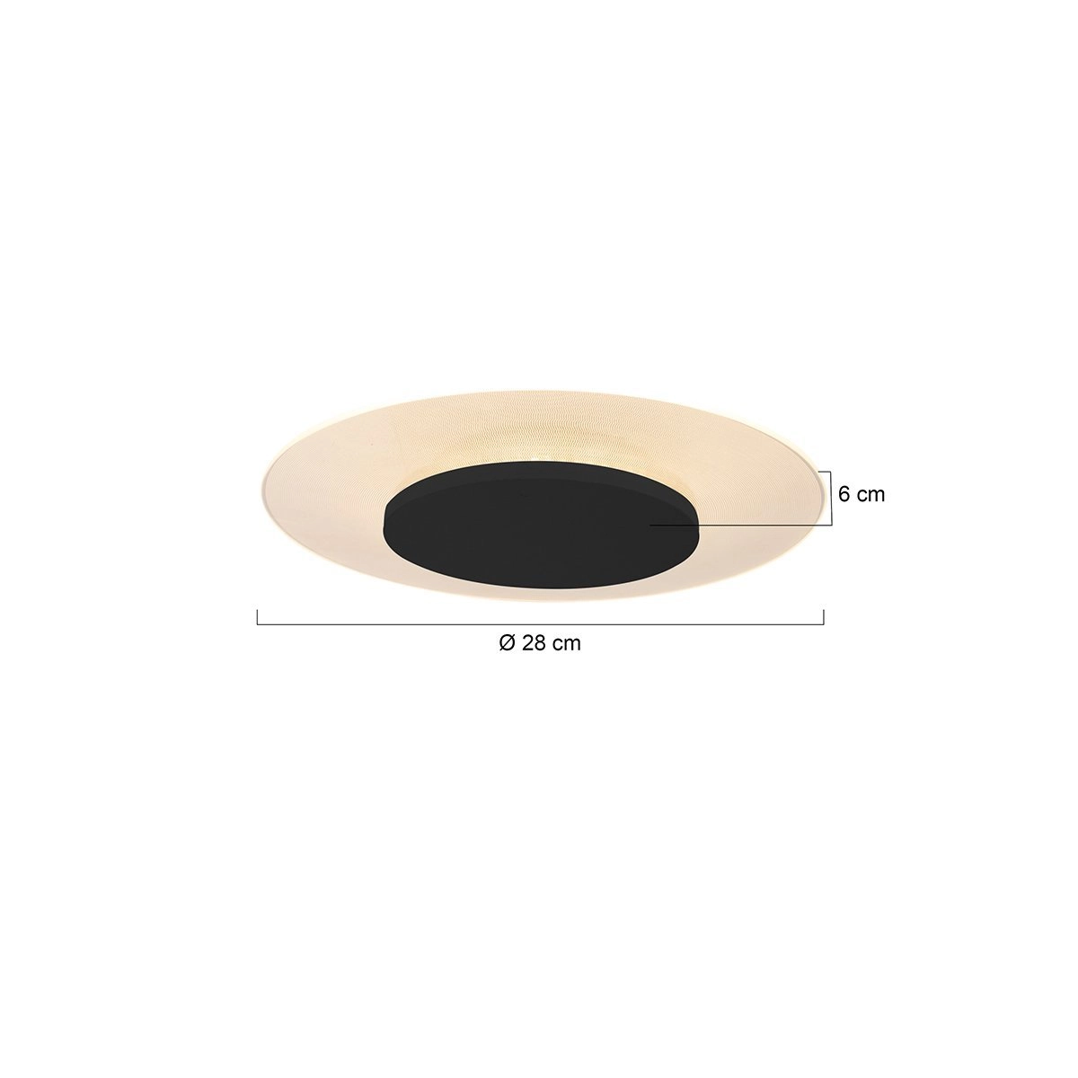 Ø 28cm ceiling lamp Lido Steinhauer 8712746132274