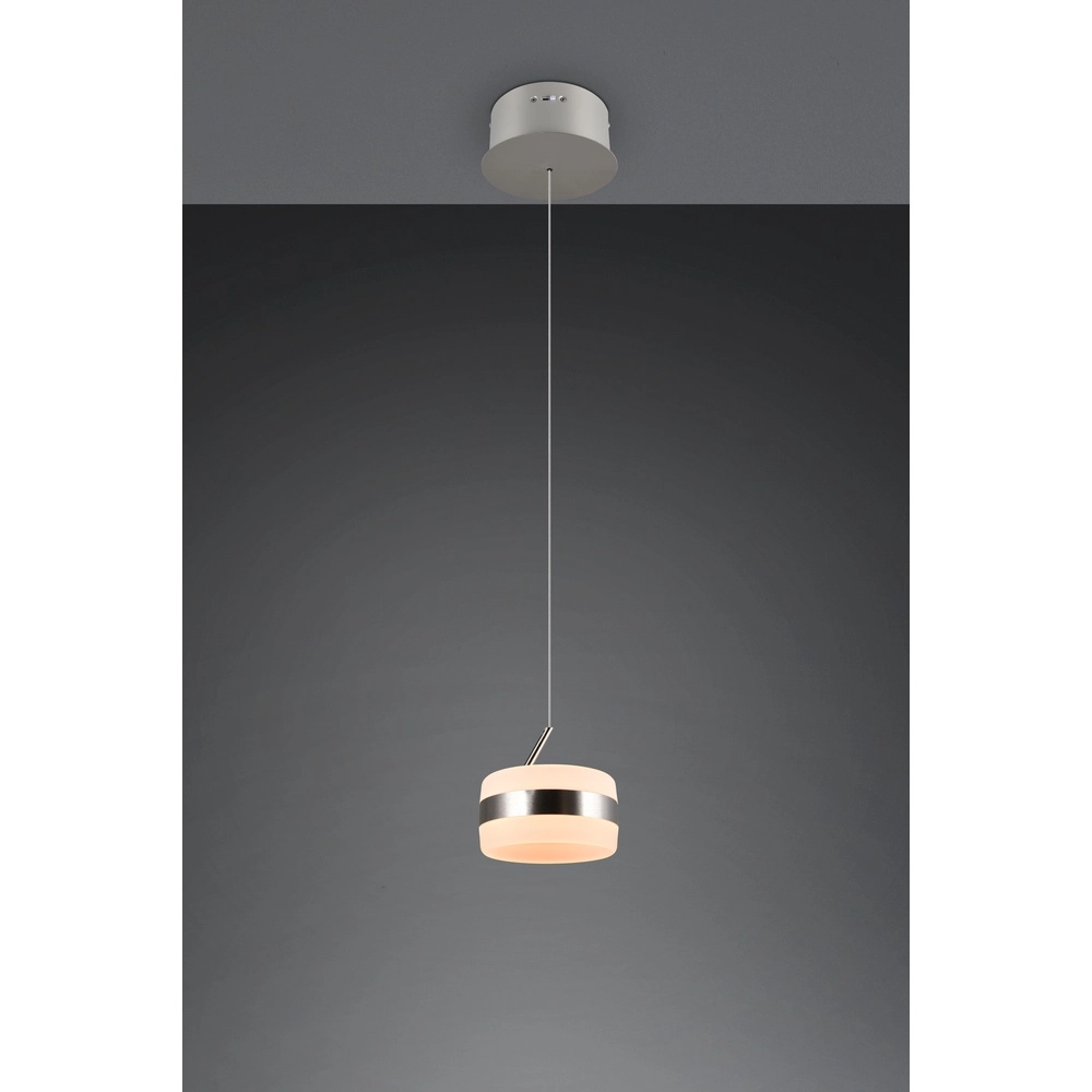 Design pendant lamp Dios nickel Trio 4017807657623
