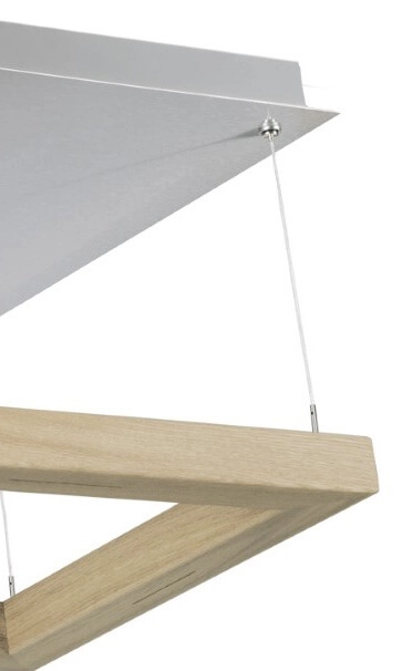 Led ceiling light Leonora Made of wood - Oak Nature HerzBlut 4021273026425