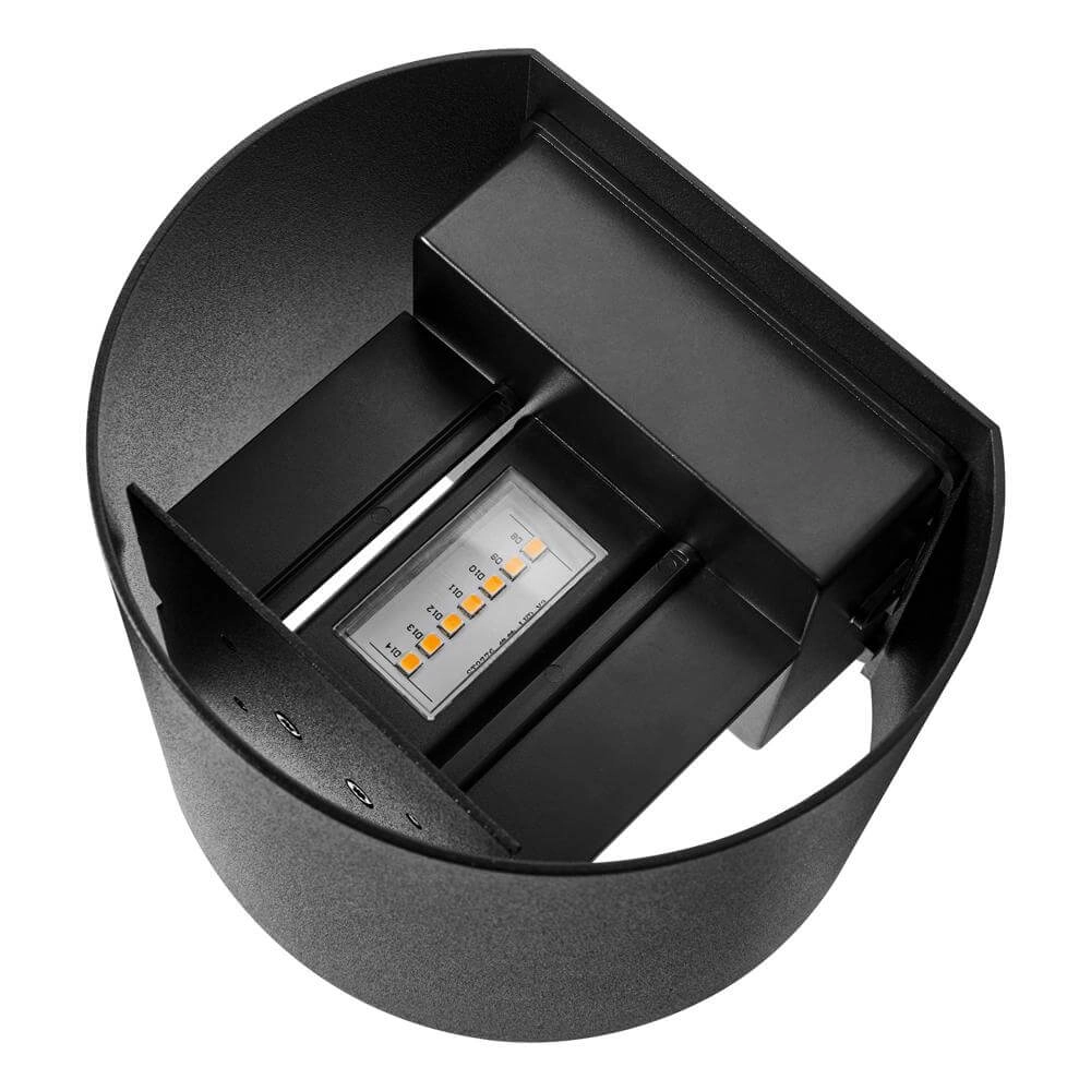 Round surface-mounted spot Milda black Nordlux 5704924017735