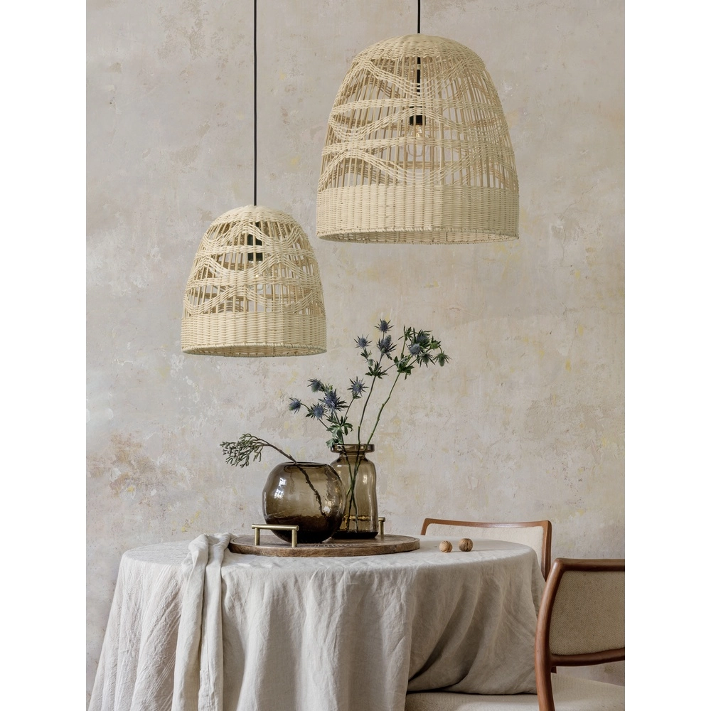 Rattan pendant lamp Marlo Ø 46cm Lyora 5212017438836