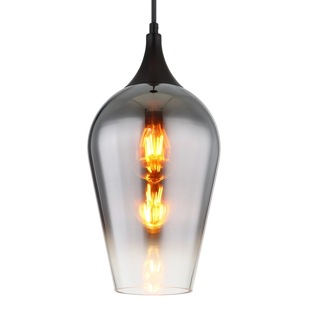 Pendant lamp Lavus smoke glass Globo 9007371450008