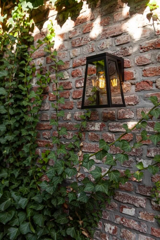 Design wall lamp Fia solar black Lutec 6939412014999