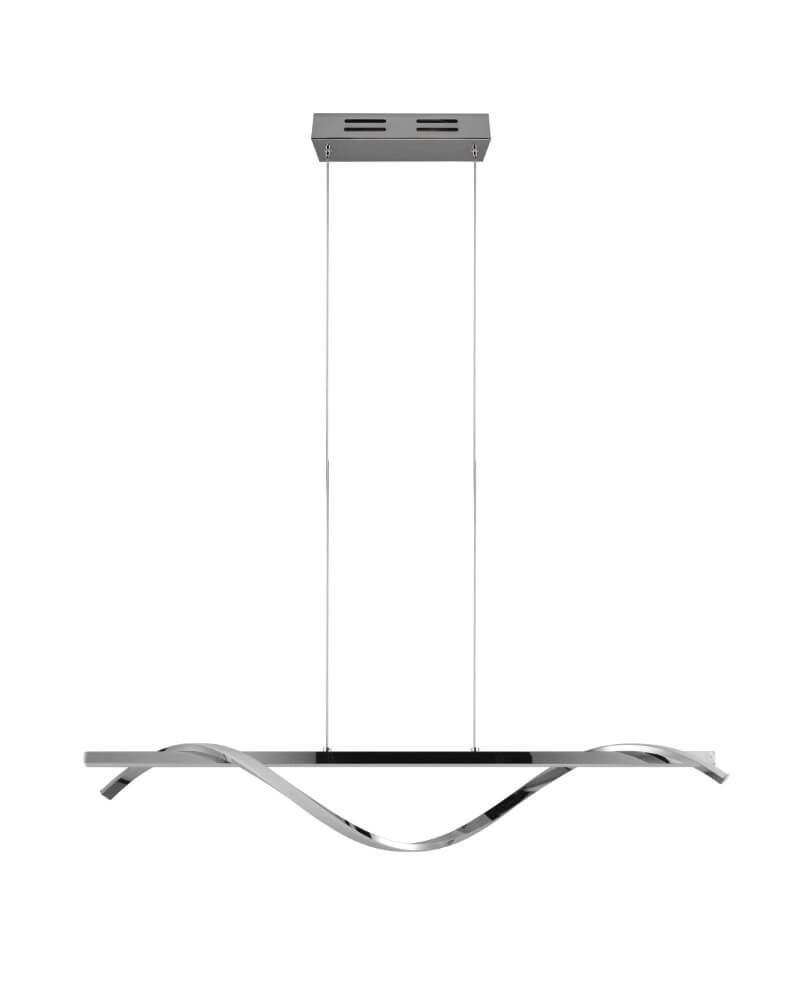 Hanging lamp Isabel 100cm long chrome Trio 4017807561357
