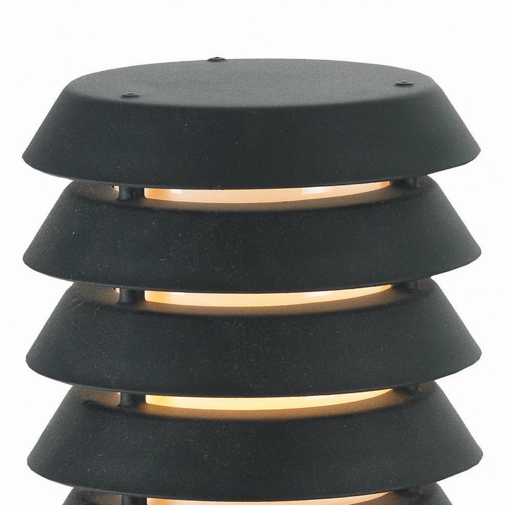 Rural terrace lamp Selhalm 49cm black with wood Franssen 7042891450666