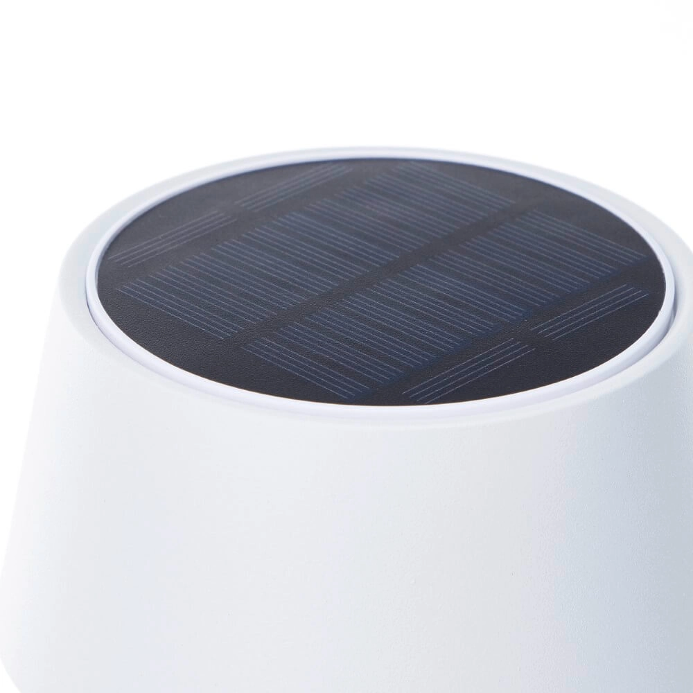 White designer table lamp Picco on battery Brilliant 4004353437700