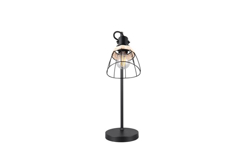 Black table lamp Jerome design Trio 4017807637724