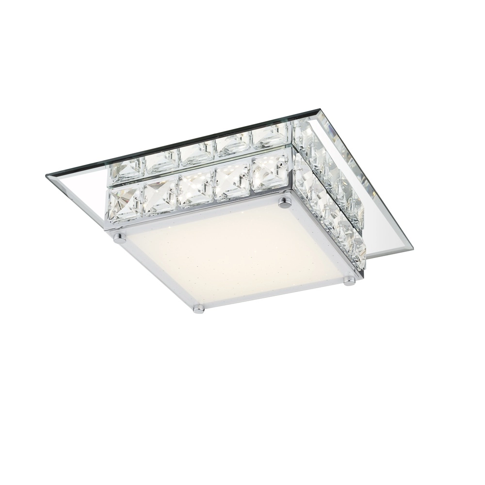 Square ceiling lamp Margo chrome Globo 9007371324705