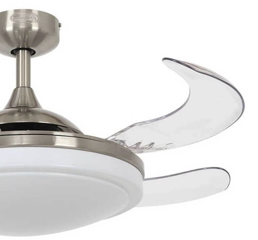Stainless steel ceiling fan Fanway Evora Ø 91.5cm Beacon 9333509127727