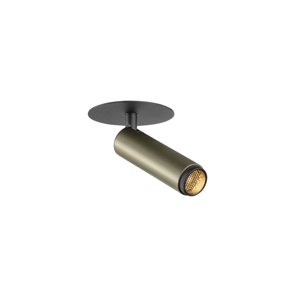Recessed spotlight Grip! S bronze with black 2700K