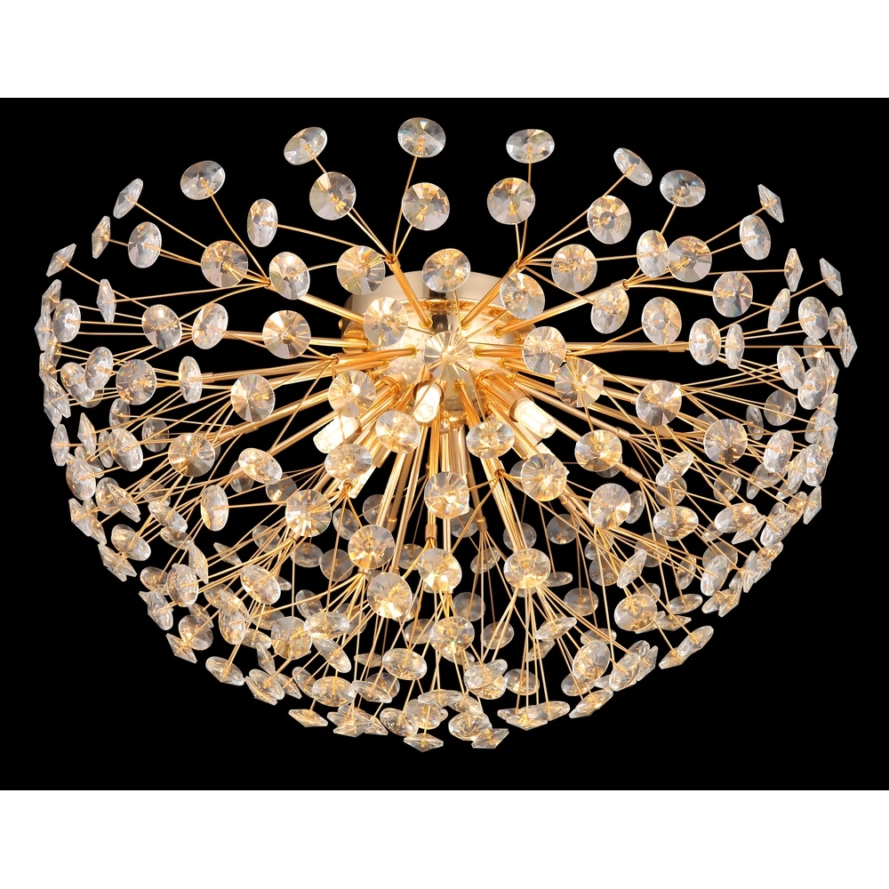 Ceiling lamp Katrina gold Ø 60cm Globo 9007371484317