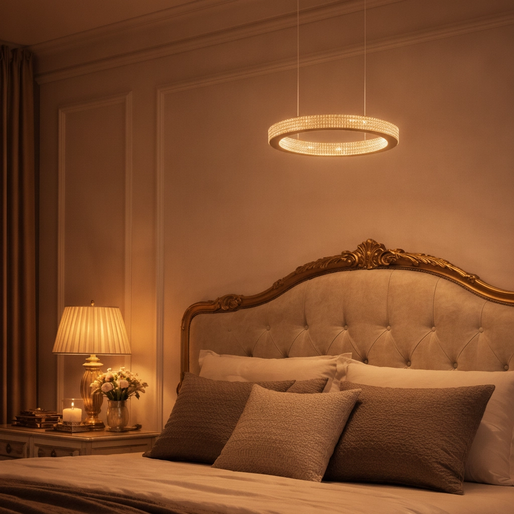 Pendant lamp Fiore gold Ø 40cm