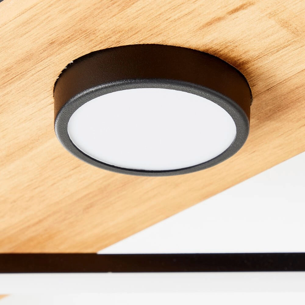 Wooden led ceiling light Woodbridge M Brilliant 4004353409707