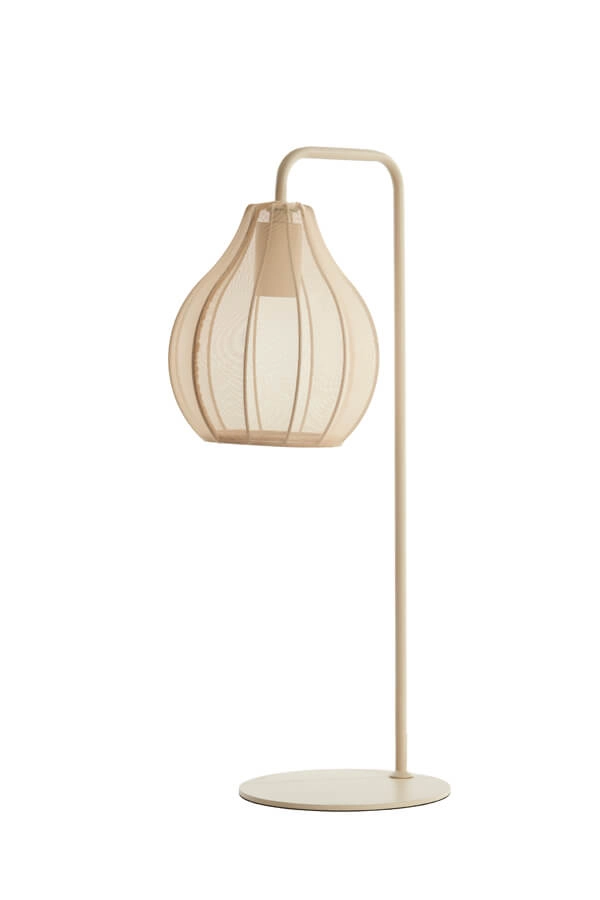 Cream table lamp Elati Ø 20cm japandi Light & Living 8717807702694