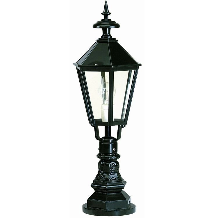 Nostalgic garden lamp Elbe black
