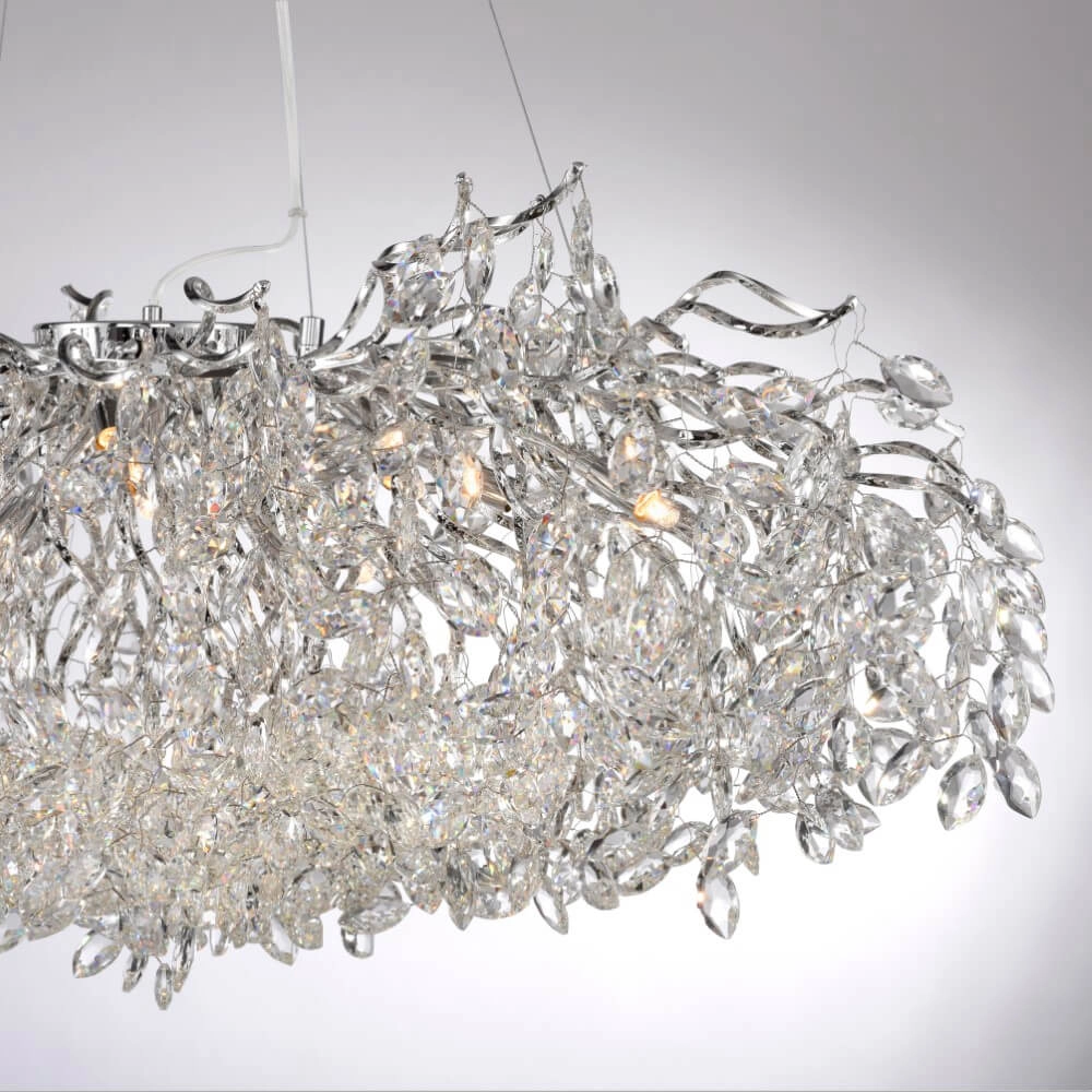 Chandelier Ricicle 120cm chrome Paul Neuhaus 4012248382080