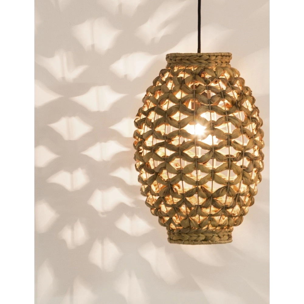 Rattan pendant lamp Griffin Ø 24.5cm