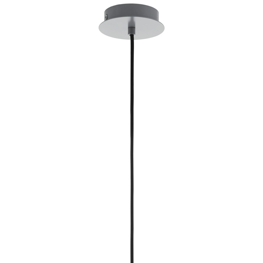 Grey pendant lamp Carlton 1 Ø 31cm Eglo 9002759330927