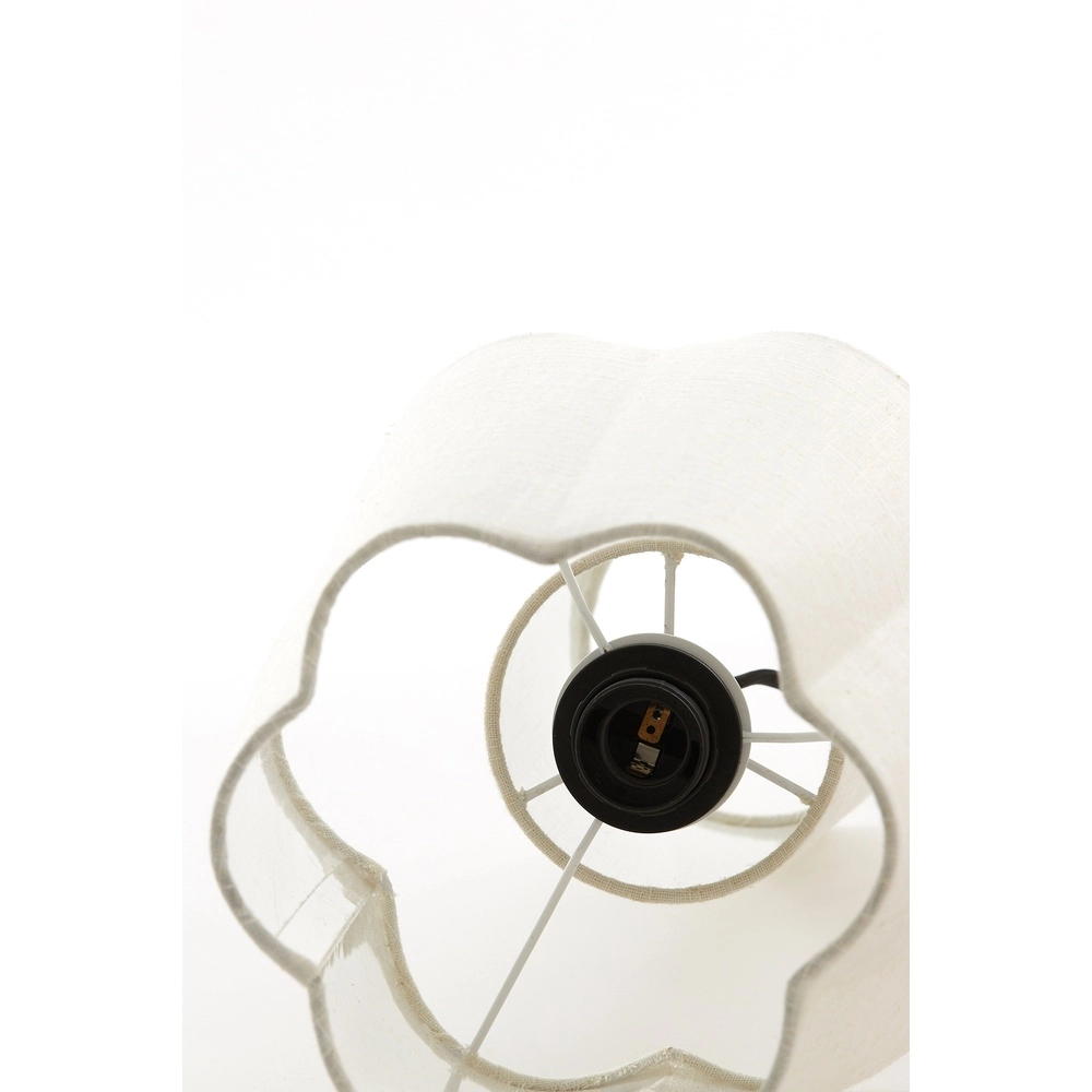 Table lamp Musaby Organic shape - Natural linen Light & Living 8717807784249