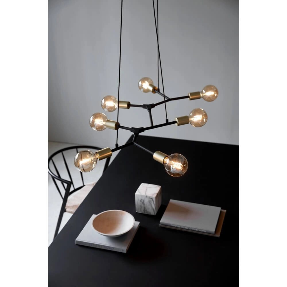 Design pendant lamp Josefine black oblong Nordlux 5704924001055
