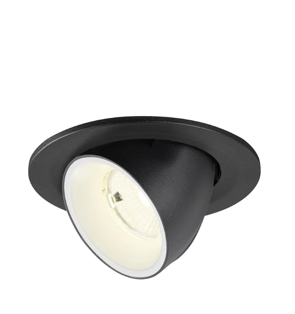 Recessed spotlight Numinos Gimble S black/white 4000K - 55deg SLV 4024163313322