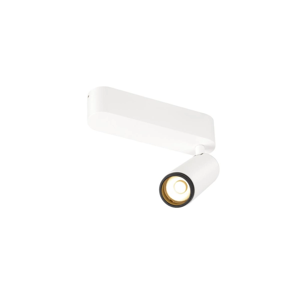 Surface-mounted spot Grip! M white with black 3000K SLV 4024163304672