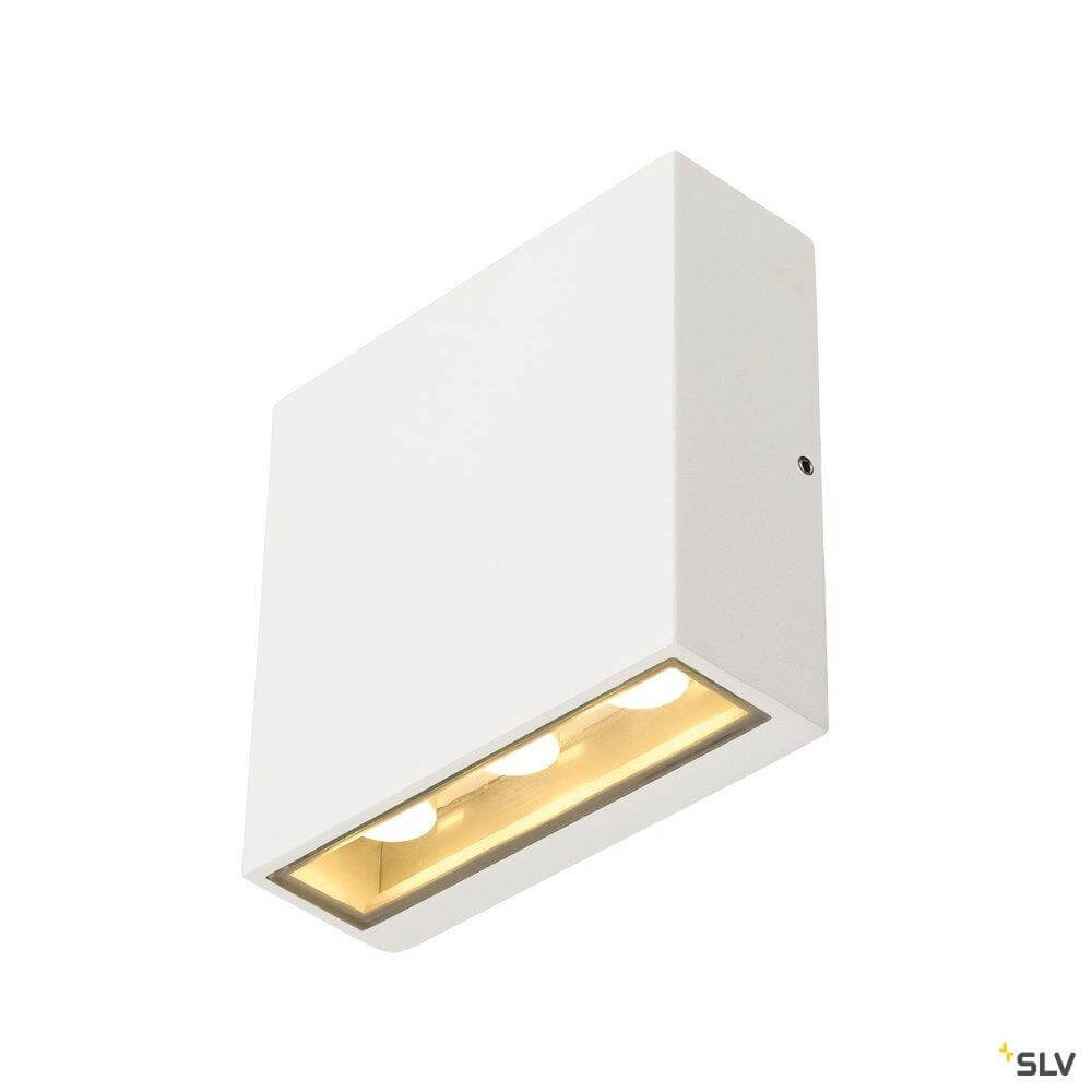 Sleek wall lamp Big Quad white