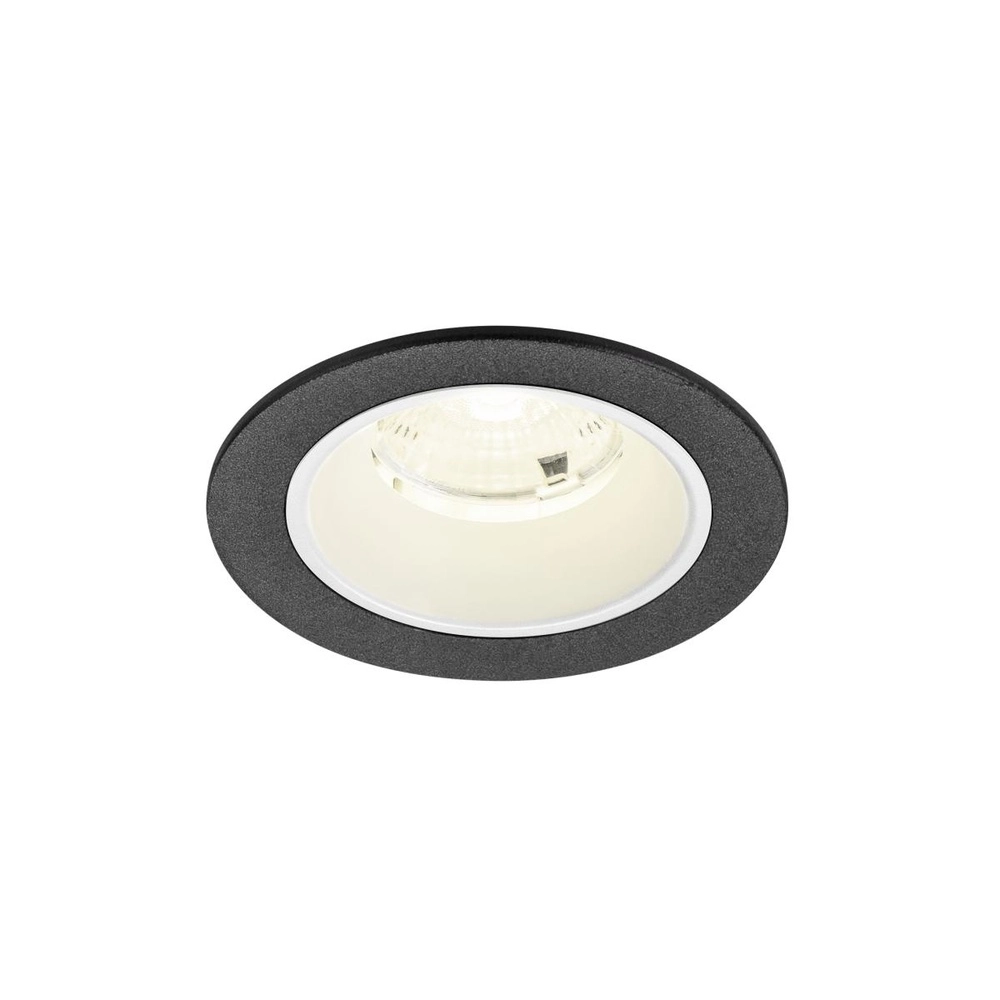 Recessed spotlight Numinos S black/white 4000K - 55deg