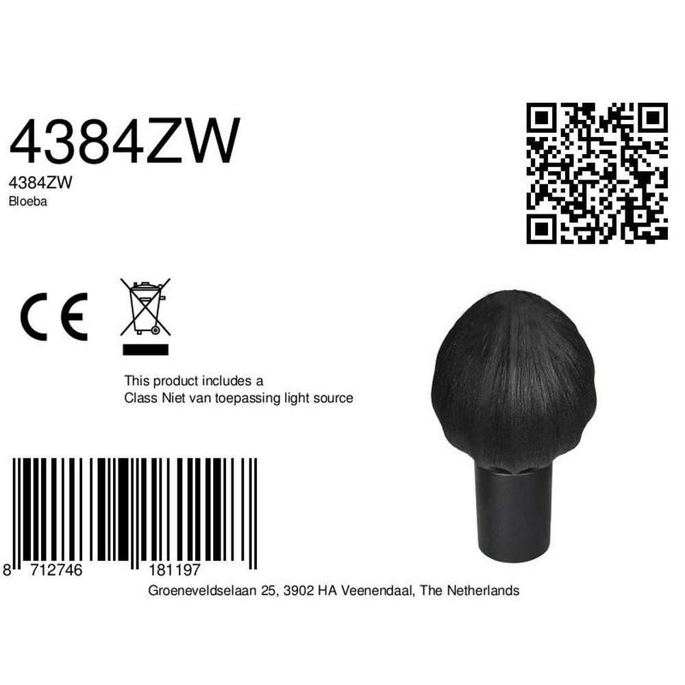 Table lamp Bloeba black Steinhauer 8712746181197